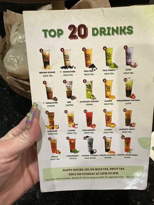 The Top 20 card